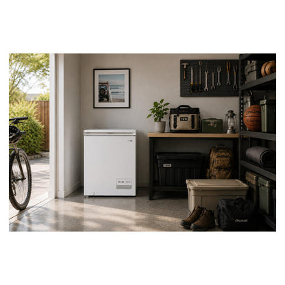CHiQ 142L Inverter Hybrid Chest Freezer - White