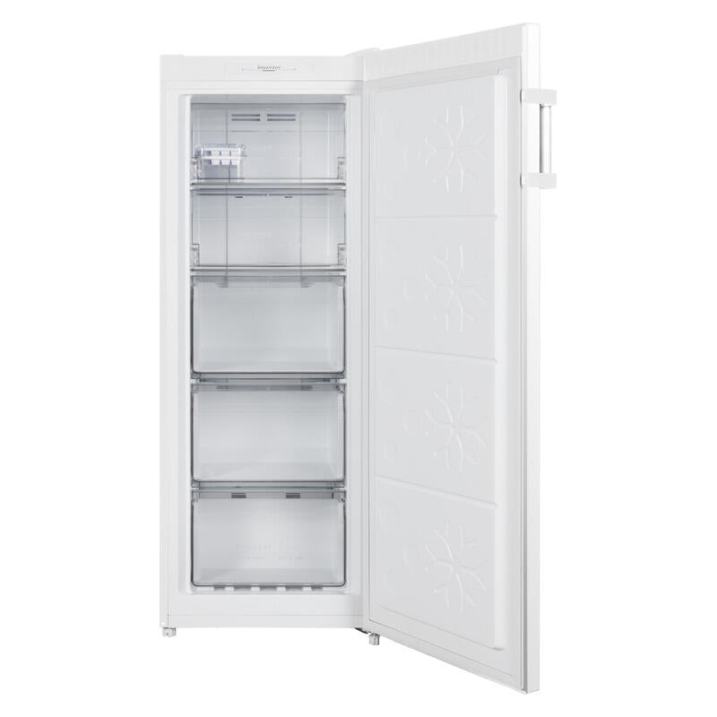 CHiQ 166L Hybrid Vertical Frost Free Fridge/Freezer - White