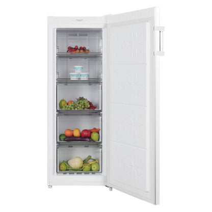 CHiQ 166L Hybrid Vertical Frost Free Fridge/Freezer - White