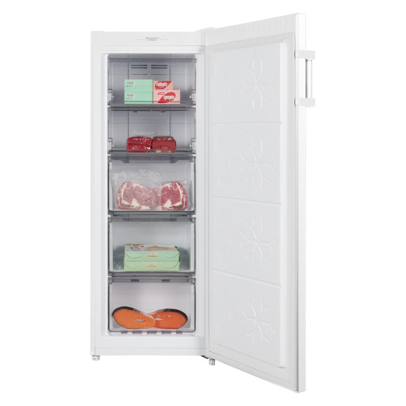 CHiQ 166L Hybrid Vertical Frost Free Fridge/Freezer - White