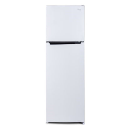 CHiQ 255L Top Mount Fridge Freezer - White