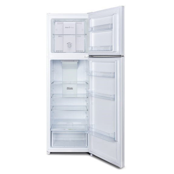 CHiQ 255L Top Mount Fridge Freezer - White