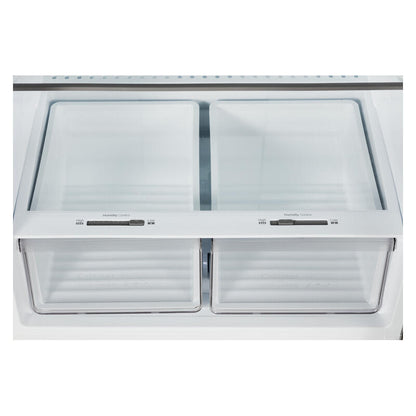 CHiQ 515L Top Mount Fridge Freezer - White