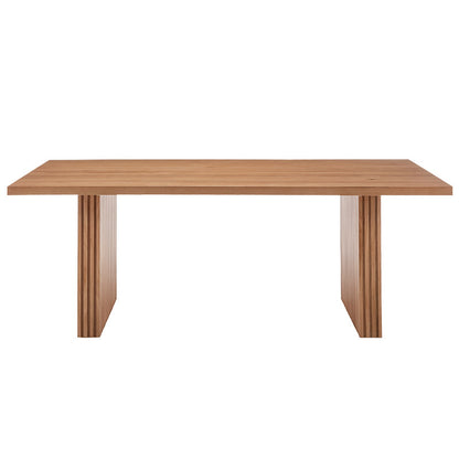 Cleo 210cm Timber Dining Table - Natural