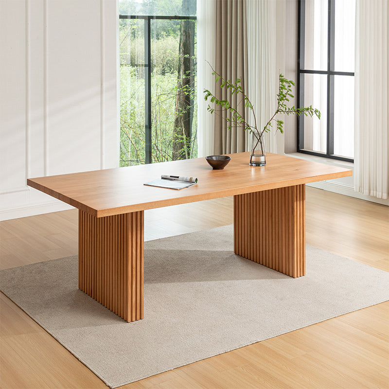 Cleo 210cm Timber Dining Table - Natural