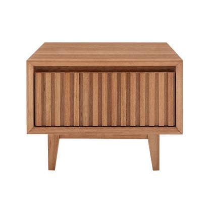 Cleo Single Drawer Lamp Table - Natural