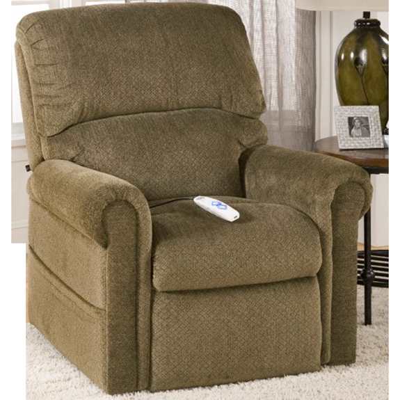 Clifton Lift & Recline Fabric Armchair - Forest