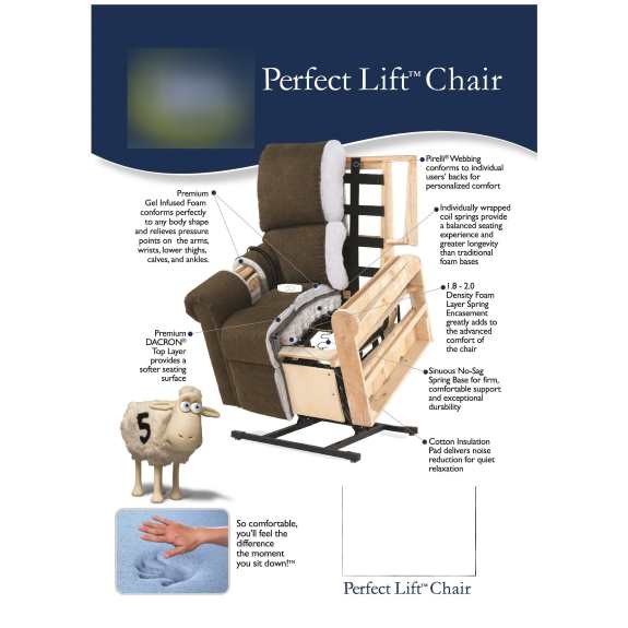 Clifton Lift & Recline Fabric Armchair - Wine