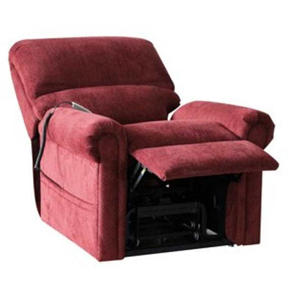 Clifton Lift & Recline Fabric Armchair - Wine