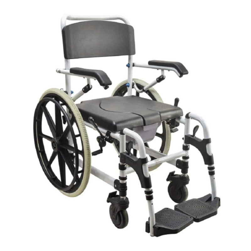 Zoom Mobility Aluminium Commode Chair - White