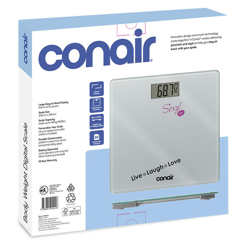 Conair Body Weight Digital Personal Weighing Scale