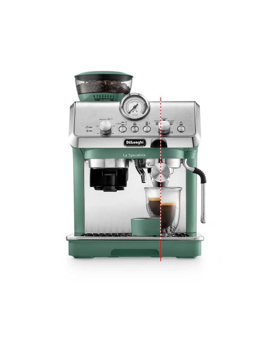 DeLonghi La Specialista Arte Manual Pump Coffee Machine - Toronto Green