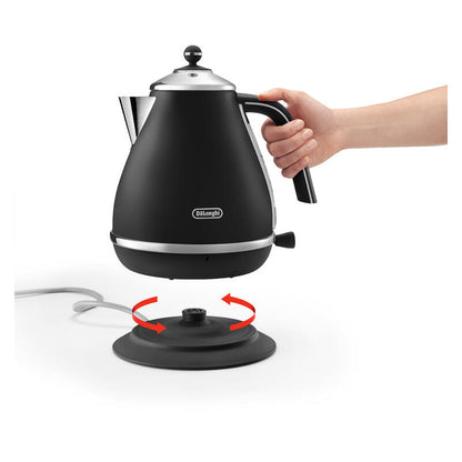 DeLonghi Icona Capitals 1.7L Kettle – Edinburgh  Black