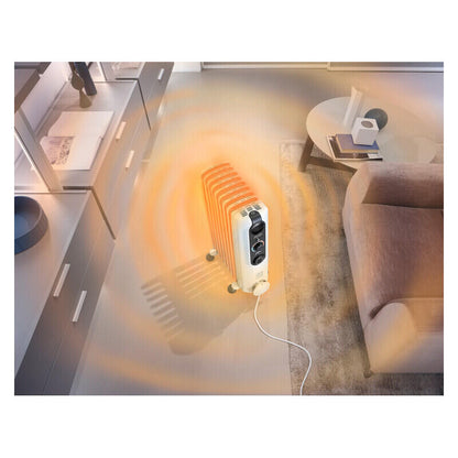 DeLonghi 2000W Radia Easytronic Oil Column Heater - White