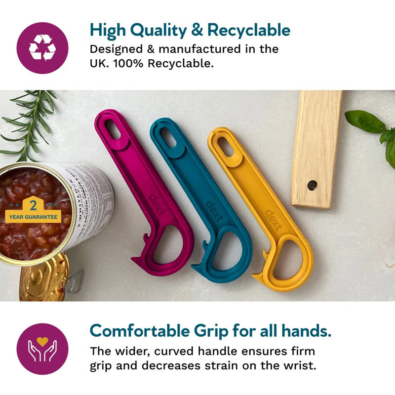 Dext Ring Pull Can Opener - Teal