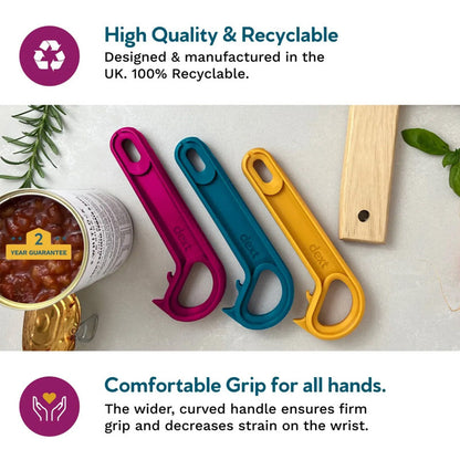 Dext Ring Pull Can Opener - Teal