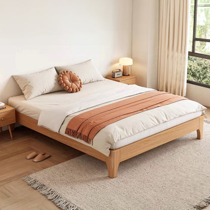 Dino Queen Timber Bed Base - Natural