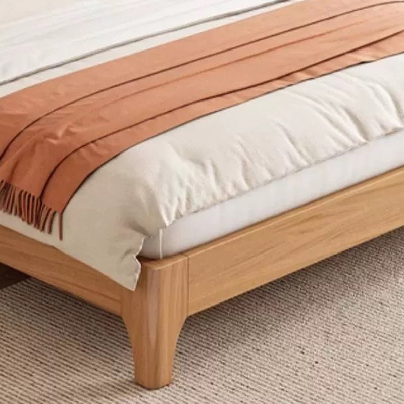 Dino Queen Timber Bed Base - Natural