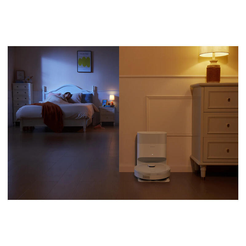 Dreame L40 Plus Robotic Vacuum & Mop with Multifunctional Docking Station - White