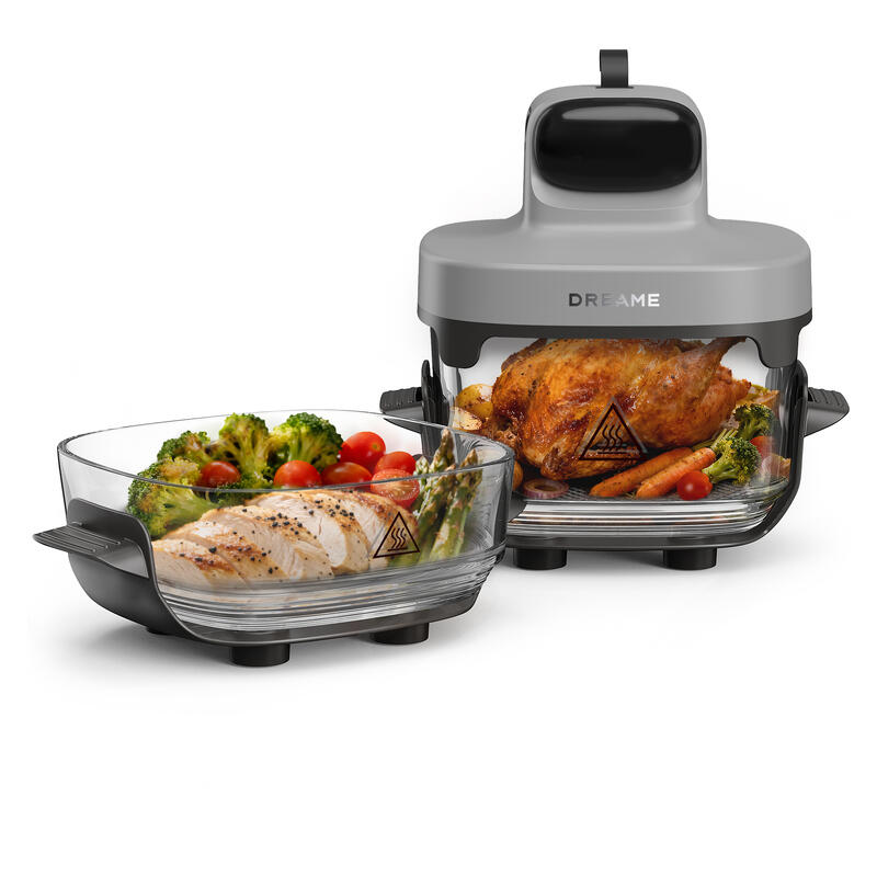Dreame 2.5L/4L Tasti PT60 5-in-1 Portable Glass Airfryer