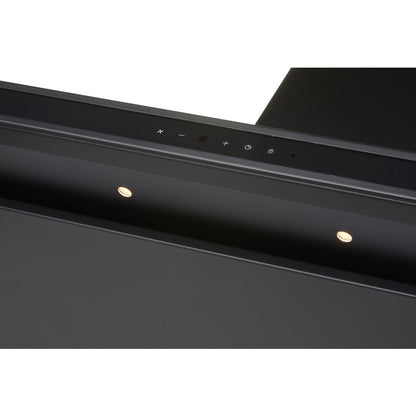 Schweigen 90cm Rangehood Canopy Silent Moderate Cooking - Black