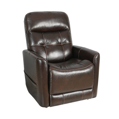 Theorem  Ealing Lift & Recline Leather Armchair - Walnut