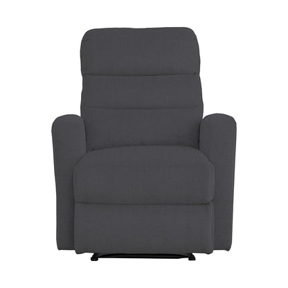 Echo 3 +1+1 Fabric Recliner Lounge Suite - Charcoal