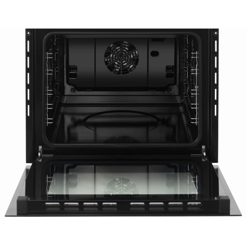 Emilia 60cm Built-In Oven with 5 Functions - Black Glass (Metro Series)
