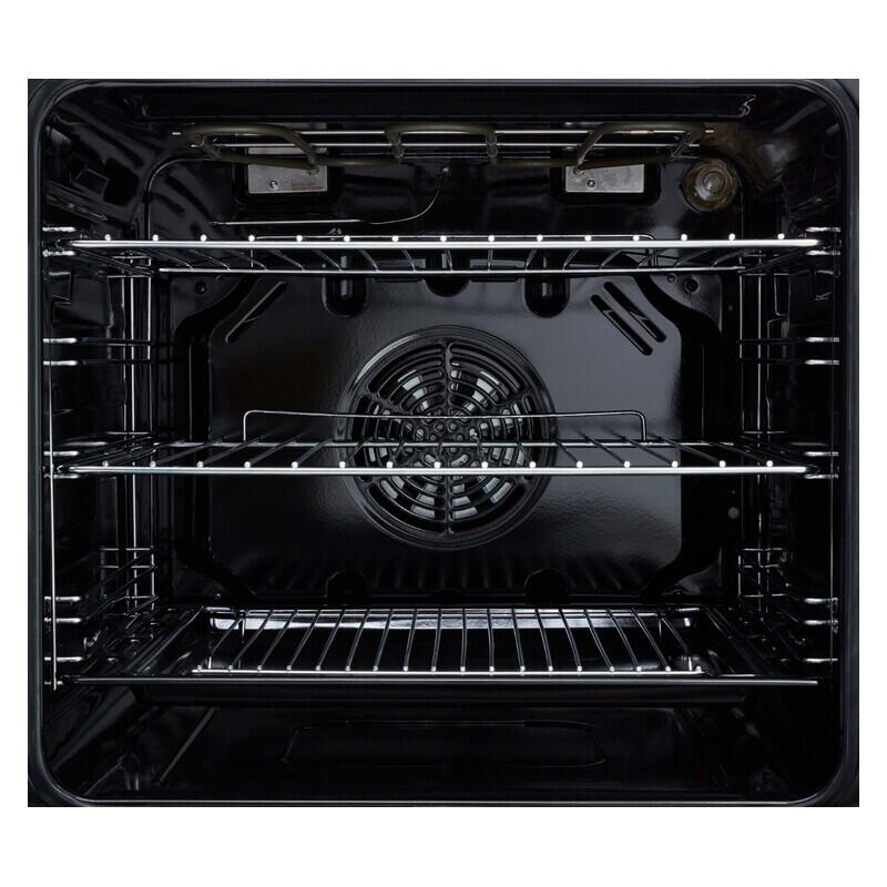 Euromaid 54cm Freestanding Oven with 4-Zone Electric Cooktop - White