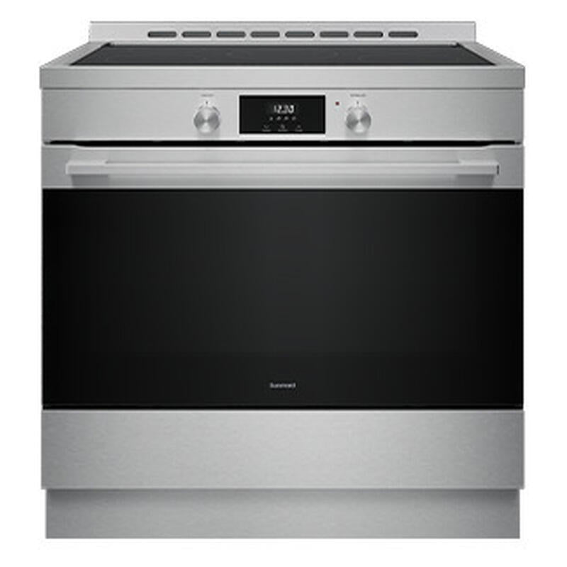 Euromaid 90cm Freestanding Oven with 5-Zone Ceramic Cooktop - Stainless Steel