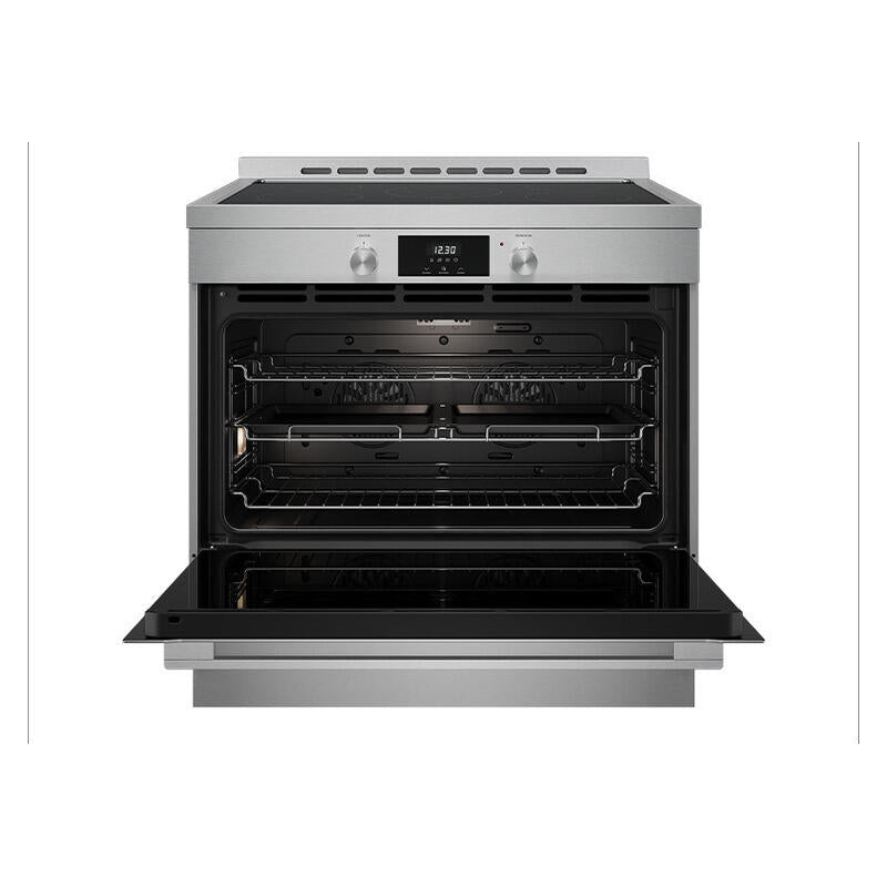 Euromaid 90cm Freestanding Oven with 5-Zone Ceramic Cooktop - Stainless Steel
