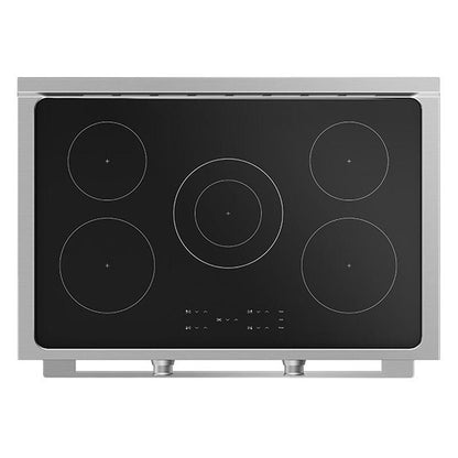 Euromaid 90cm Freestanding Oven with 5-Zone Ceramic Cooktop - Stainless Steel