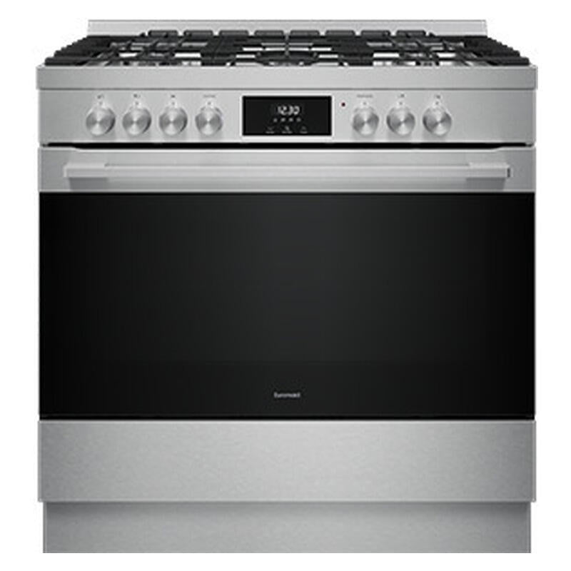 Euromaid 90cm Freestanding Cooker Dual Fuel - Stainless Steel