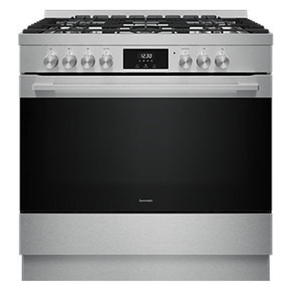 Euromaid 90cm Freestanding Cooker Dual Fuel - Stainless Steel