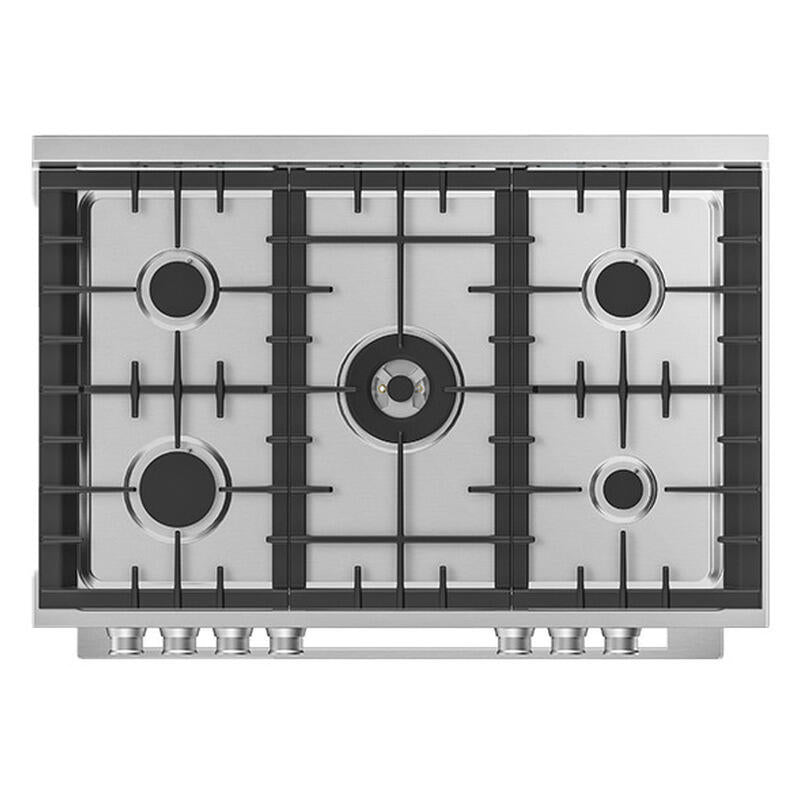 Euromaid 90cm Freestanding Cooker Dual Fuel - Stainless Steel