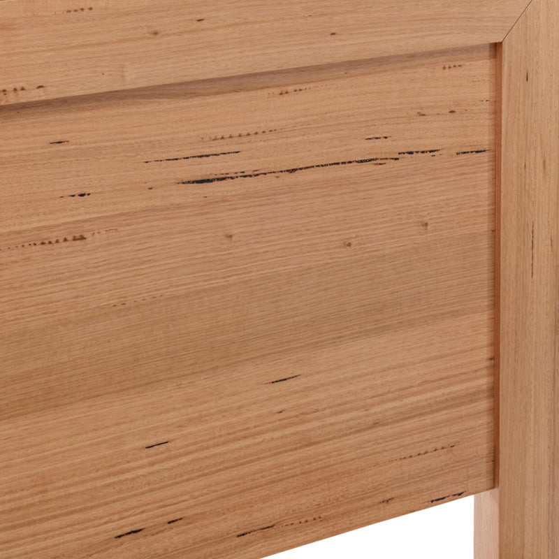 Eva 4 Piece King Timber Bedroom Suite - Messmate/Natural