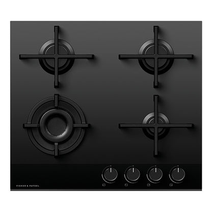 Fisher & Paykel 60cm Series 9 4 Burner Gas Cooktop, Natural Gas