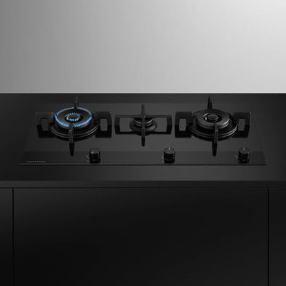 Fisher & Paykel 90cm Series 9 3 Burner Gas Cooktop, LPG