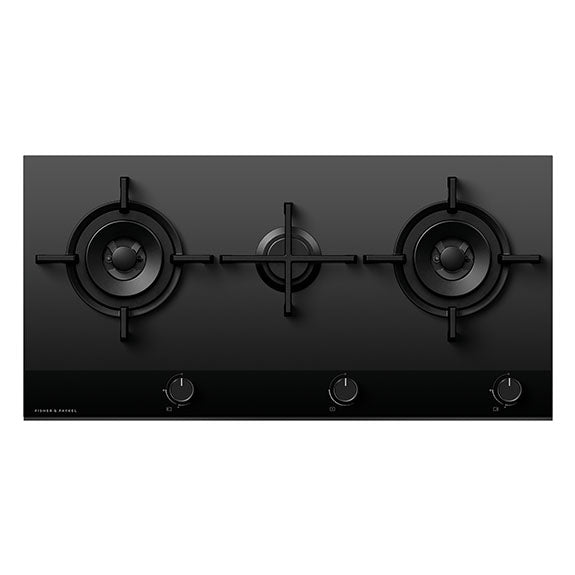 Fisher & Paykel 90cm Series 9 3 Burner Gas Cooktop, Natural Gas