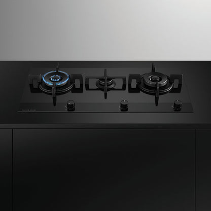 Fisher & Paykel 90cm Series 9 3 Burner Gas Cooktop, Natural Gas