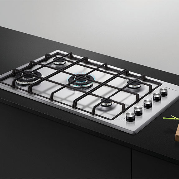 Fisher & Paykel 90cm Series 5 5 Burner Gas Cooktop, LPG