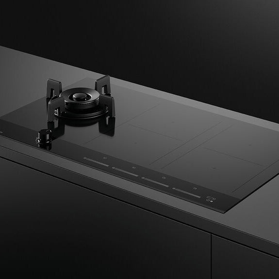 Fisher & Paykel 90cm Series 9 1 Burner + 4 Zone Hybrid Cooktop, 2 SmartZones, LPG