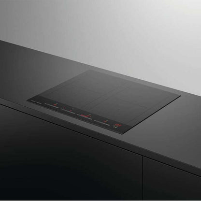 Fisher & Paykel 60cm 4-Zone Induction Cooktop with SmartZone - Black Glass (Series 7)