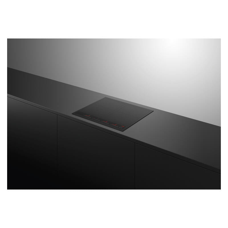 Fisher & Paykel 60cm 4 Zone Induction Cooktop with 2 SmartZones - Black Glass (Series 7)