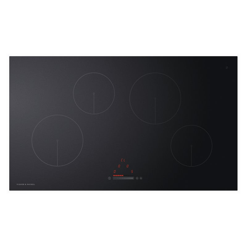 Fisher & Paykel 90cm 4-Zone Induction Cooktop with Low Current - Black (Series 5)