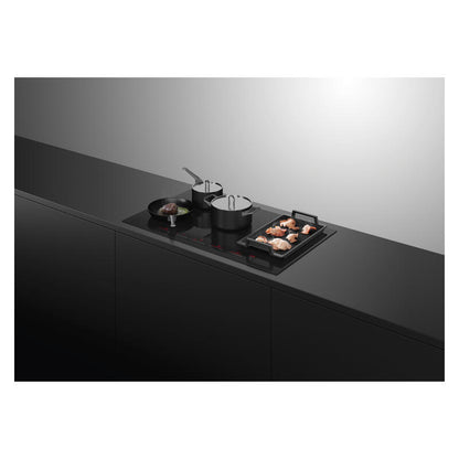 Fisher & Paykel 90cm 5 Zone Induction Cooktop: Smart Zone (Series 7) - Black