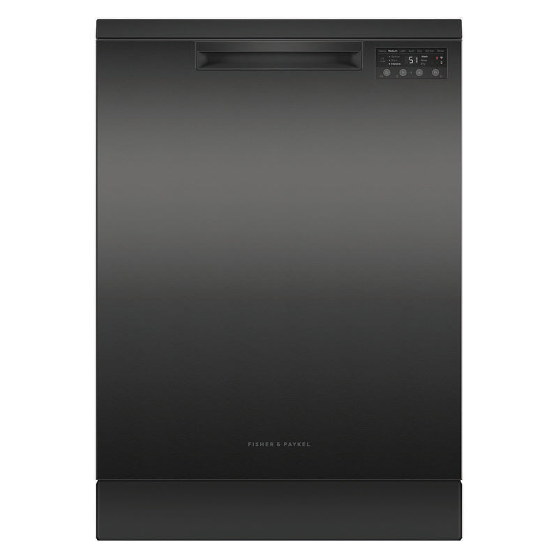 Fisher & Paykel 15 Place Setting Freestanding Dishwasher - (Contemporary/Series 7) - Black Stainless Steel