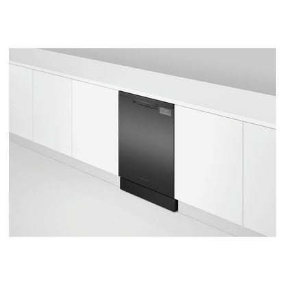 Fisher & Paykel 15 Place Setting Freestanding Dishwasher - (Contemporary/Series 7) - Black Stainless Steel