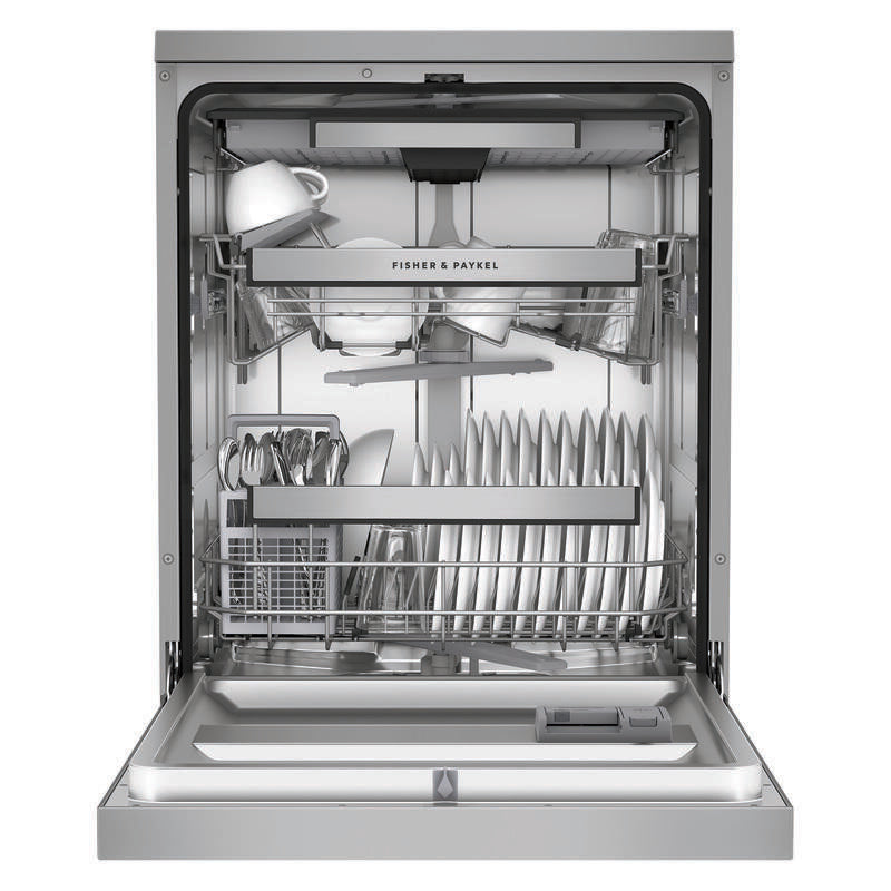 Fisher & Paykel 15 Place Setting Freestanding Dishwasher - (Contemporary/Series 7) - Stainless Steel