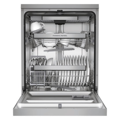 Fisher & Paykel 15 Place Setting Freestanding Dishwasher - (Contemporary/Series 7) - Stainless Steel
